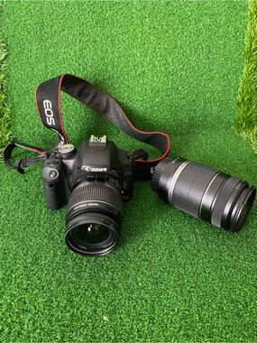 Canon Eos Rebel T1i Camera W/ 2 Lents 18-55mm/55-250mm
(Jul 026)